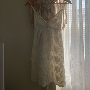 Embroidered Babydoll Dress